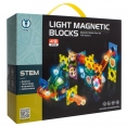 Магнітний конструктор "Лабіринт" зі світлом, 49 деталей 