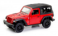 Машинка Jeep Wrangler Rubicon 2021 - Soft Top (With Hologram), масштаб 1:32