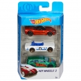 Набір з 3-х базових машинок Hot Wheels (в ас.)