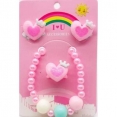 Набір дитячих прикрас "Милі сердечка"
