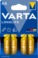 Батарейка VARTA LONGLIFE AA BLI 4 4106101414