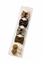 Набір аксесуарів для волосся "Метелики-бантики пастельніі", 10 шт в наборі в ас. FG240116027L