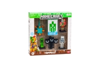 Набір делюкс із 6 колекційних фігурок -топерів Майнкрафт  (одна фігурка-сюрприз) у асорт. MC2060