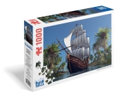 Пазл 1000 елементів «Вітрильник на сході сонця» 