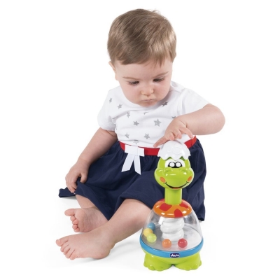 Іграшка-дзиґа Chicco "Динозаврик "