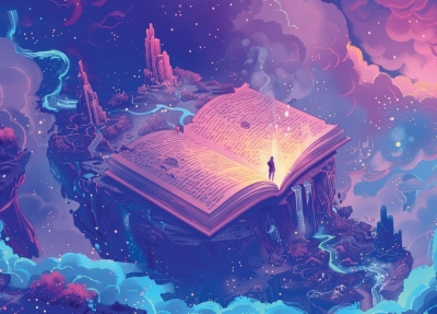 Пазл 1000 елементів "Книга світів"