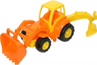 "Чемпіон", трактор з лопатою і ковшем (в сіточці)