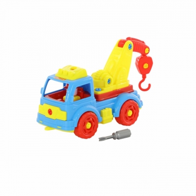 Конструктор-транспорт "Автомобіль-евакуатор" (38 елементів) (в сіточці)