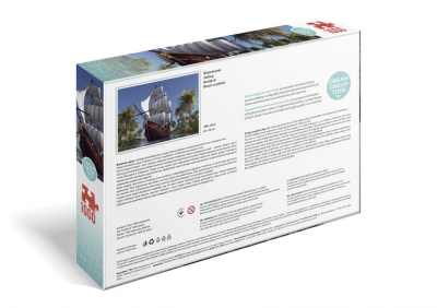 Пазл 1000 елементів «Вітрильник на сході сонця»