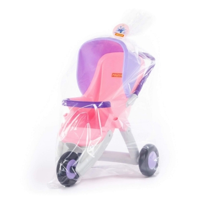 Коляска для ляльок прогулянкова 3-х колісна (в пакеті)