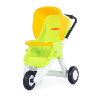 Коляска для ляльок прогулянкова 3-х колісна (в пакеті)