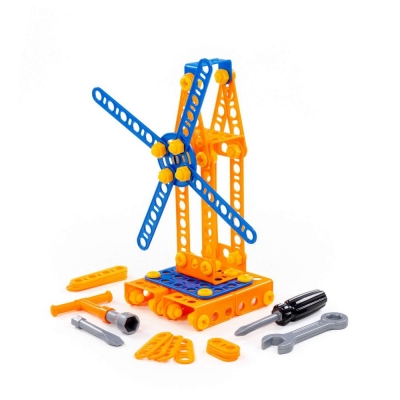 Конструктор "Винахідник" - "Млин №1" (105 елементів) (у пакеті)