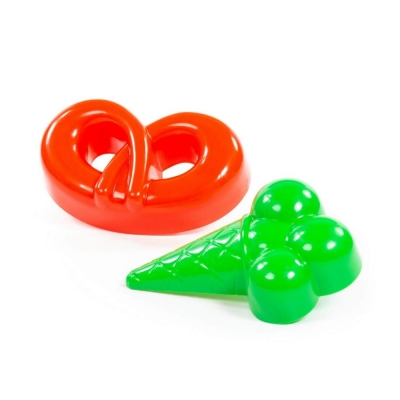 Формочки (морозиво + крендель)