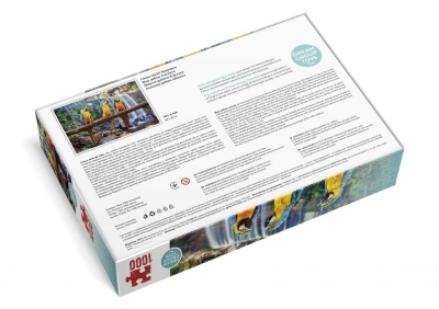 Пазл 1000 елементів «Синьо-жовті Арарауна»