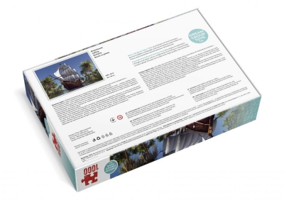 Пазл 1000 елементів «Вітрильник на сході сонця»