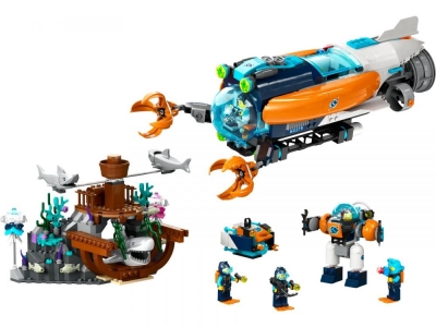 LEGO Конструктор City Глибоководний дослідницький підводний човен