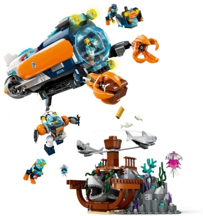 LEGO Конструктор City Глибоководний дослідницький підводний човен