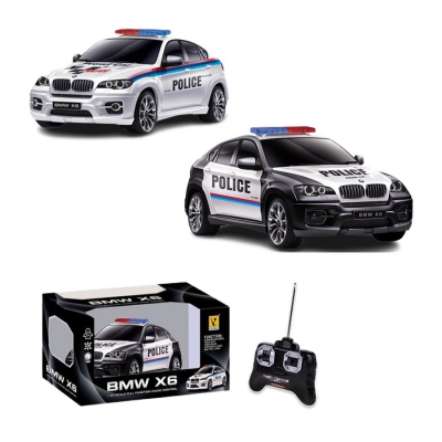 Машина на радіокеруванні "BMW X6 police ", масштаб 1:24
