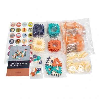 Ігровий набір " Магнітний конструктор-лабіринт", 110 деталей 