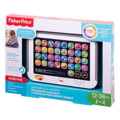 Розумний планшет з технологією Smart Stages (укр.-англ.) Fisher-Price