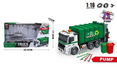 Автомобіль-комунальний інерційний зі світлом і звуком 1:16 в коробці