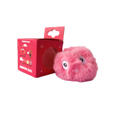 Іграшка для котів «Пухнастий м’ячик» (зі звуком) 