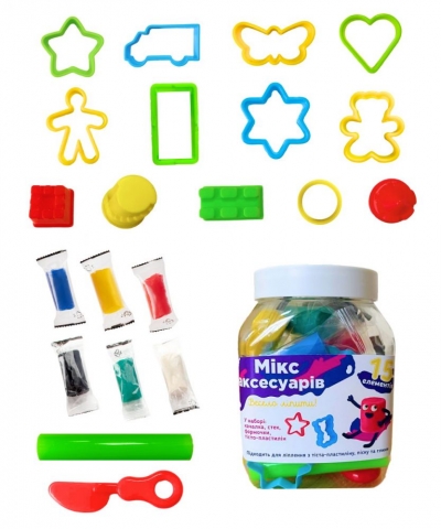 Набір для ліплення "Мікс аксесуарів", артикул FOR11