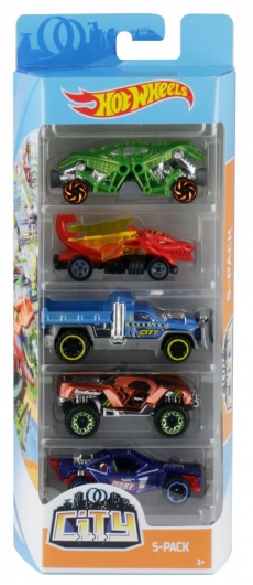 Набір з 5-и базових машинок Hot Wheels (в ас.)