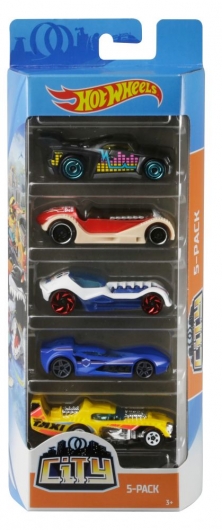 Набір з 5-и базових машинок Hot Wheels (в ас.)