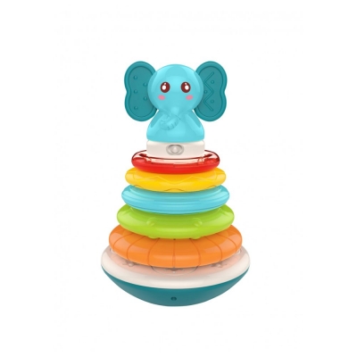 Іграшка музична "Пірамідка-неваляшка. Слоненя"
