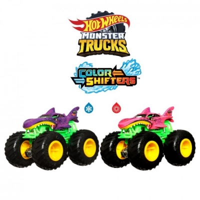 Машинка-позашляховик "Зміни колір" серії "Monster Trucks" Hot Wheels (в ас.)