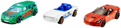 Набір з 3-х базових машинок Hot Wheels (в ас.)