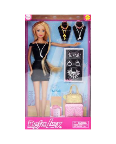 Лялька з аксесуарами та прикрасами