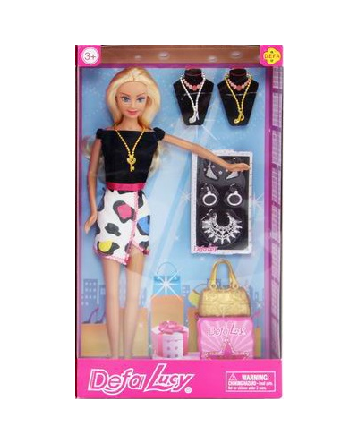Лялька з аксесуарами та прикрасами