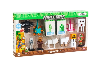 Набір делюкс із 12 колекційних фігурок -топерів Майнкрафт  (дві фігурки-сюрприз) у асорт. B
