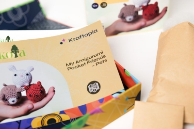 Набір для рукоділля Sekoia Kraftopia: Аміґурумі — улюблені тваринки