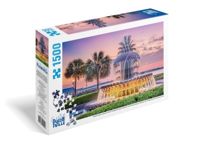 Пазл 1500 елементів "Фонтан Ананас", Чарльстон, США"