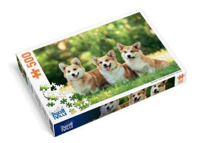 Пазл 500 елементів "Веселі коргі"