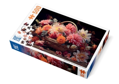 Пазл 500 елементів "Квіткова корзинка"