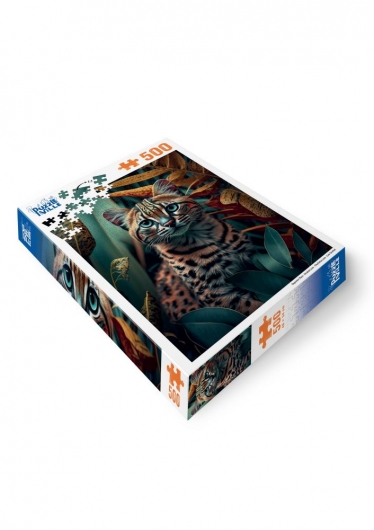 Пазл 500 елементів "Оцелот Лео'"