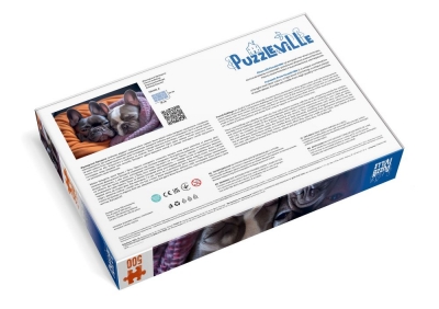 Пазл 500 елементів "Французькі бульдоги"