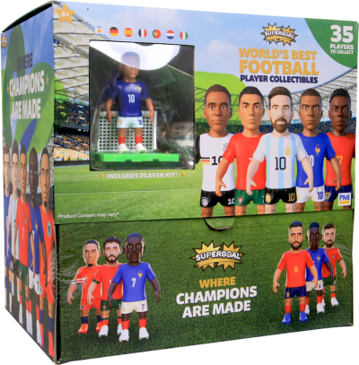 Ігровий набір "Супергол – футбольна колекція" в закритій упаковці  бутса-капсула у асорт. 