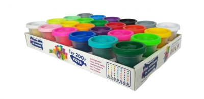 Набір для дитячого ліплення "Тісто-пластилін 24 баночки"