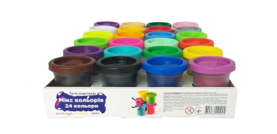 Набір для дитячого ліплення "Тісто-пластилін 24 баночки"