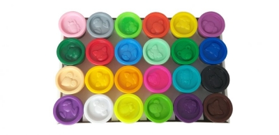 Набір для дитячого ліплення "Тісто-пластилін 24 баночки"