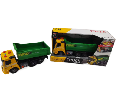 Автомобіль-самоскид інерційний зі світлом і звуком 1:16 в коробці